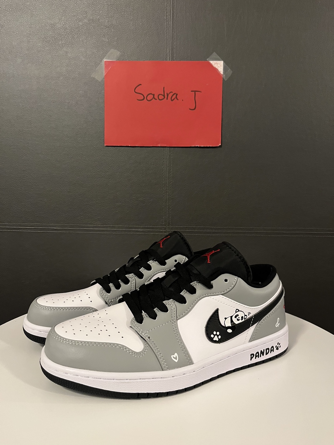 Jordan 1 Low x Panda Prank Custom - photo 2
