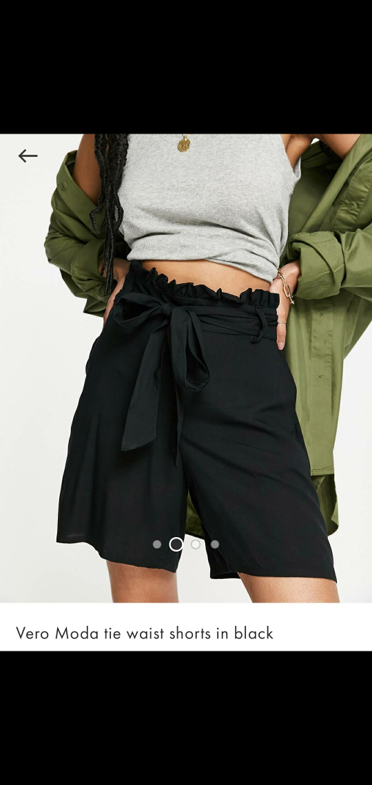 Vero Moda Tie Waist Shorts