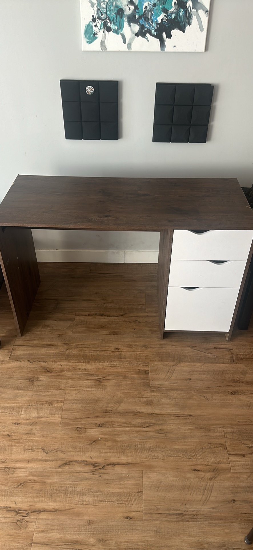 Desk with drawers