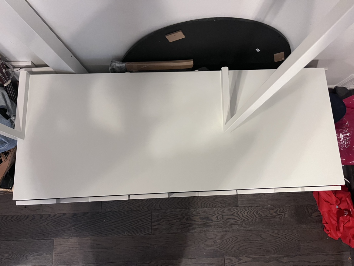 IKEA White Dresser with Hanging Rod - photo 2