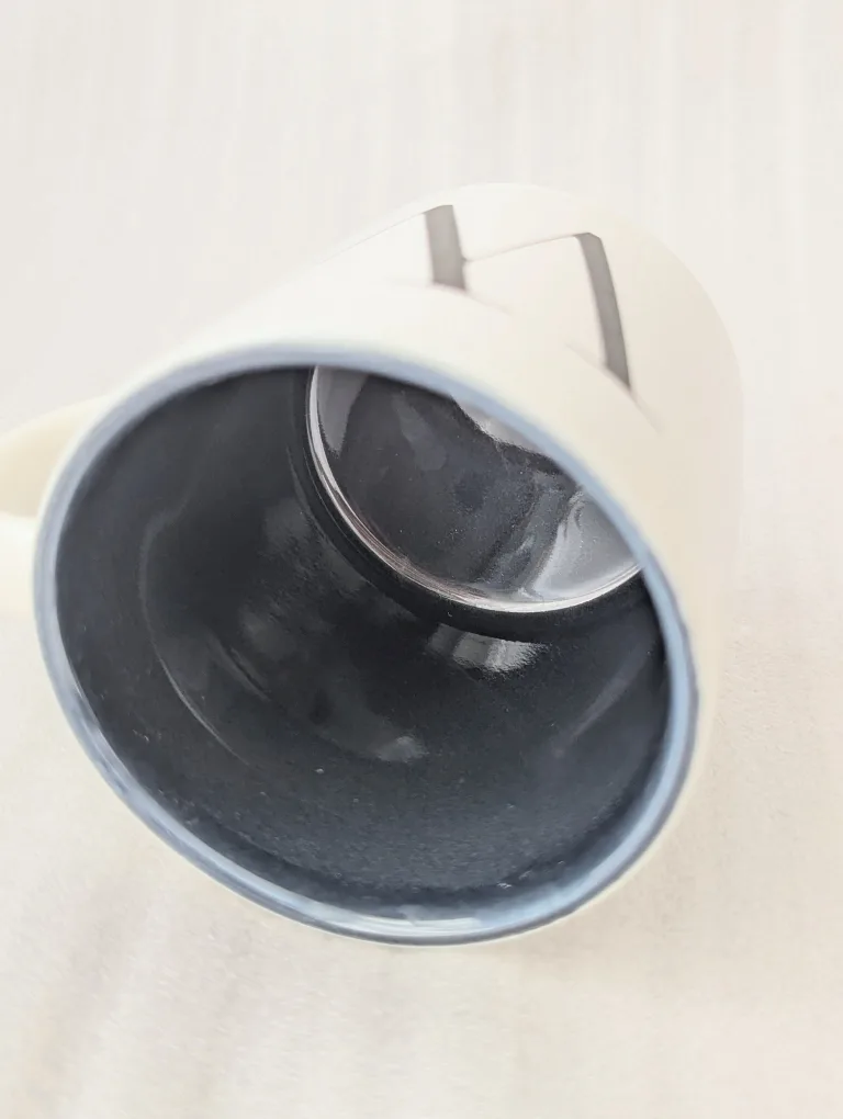 Indigo "Letter W" monogram espresso mug image indicator(4)