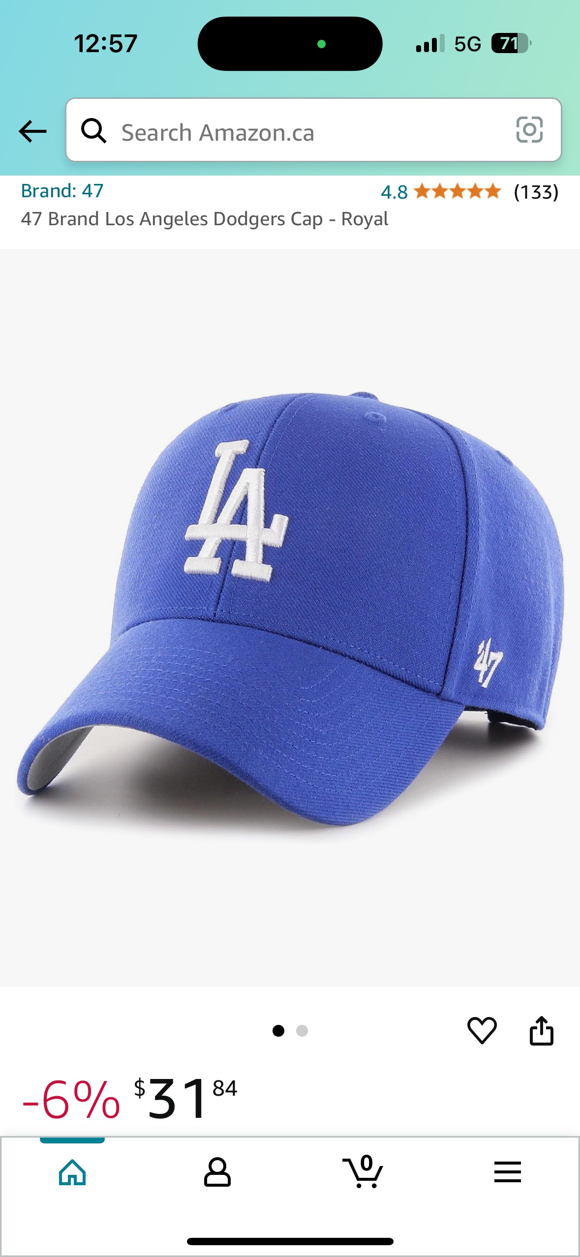 LA adjustable cap