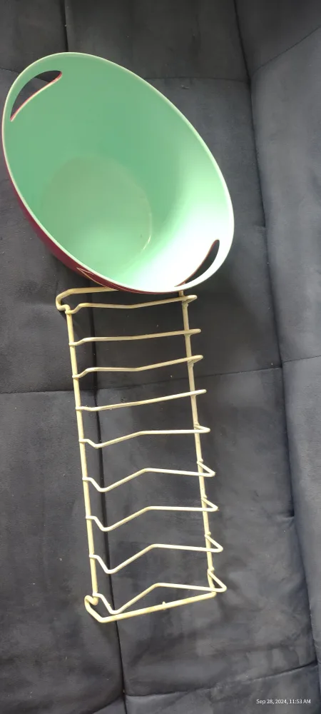 Vintage Mixing Bowl and Rack thumbnail