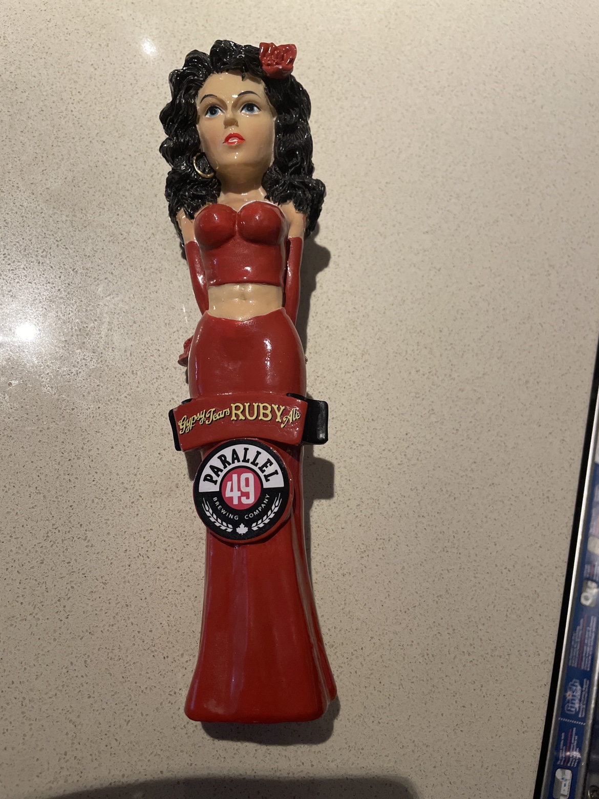 Parallel 49 Brewing Company  Ruby Ale Tap Handle