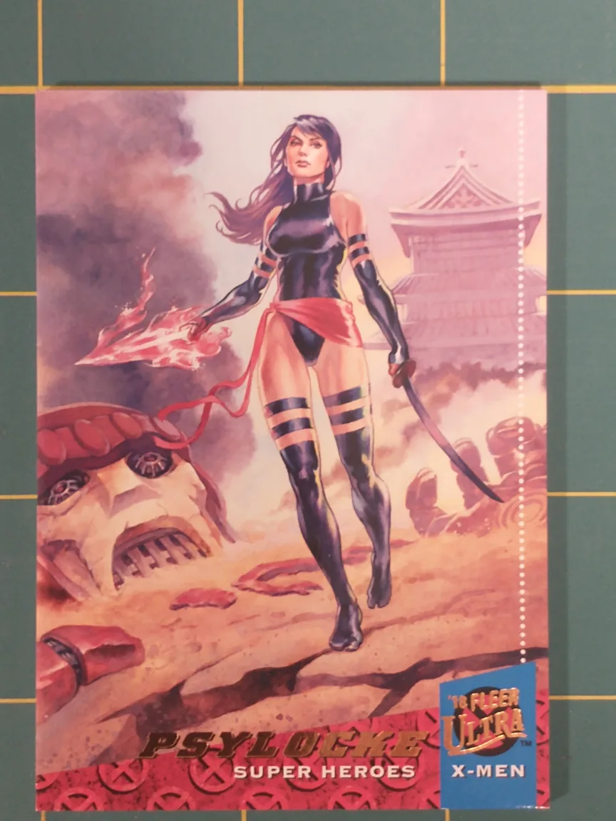 2018 Fleer Ultra X-Men Psylocke Trading Card #16 thumbnail