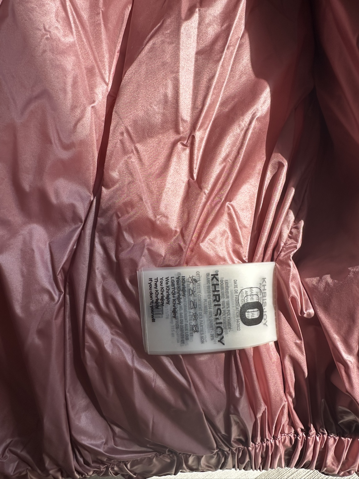 Khrisjoy Pink Puffer Jacket - photo 4