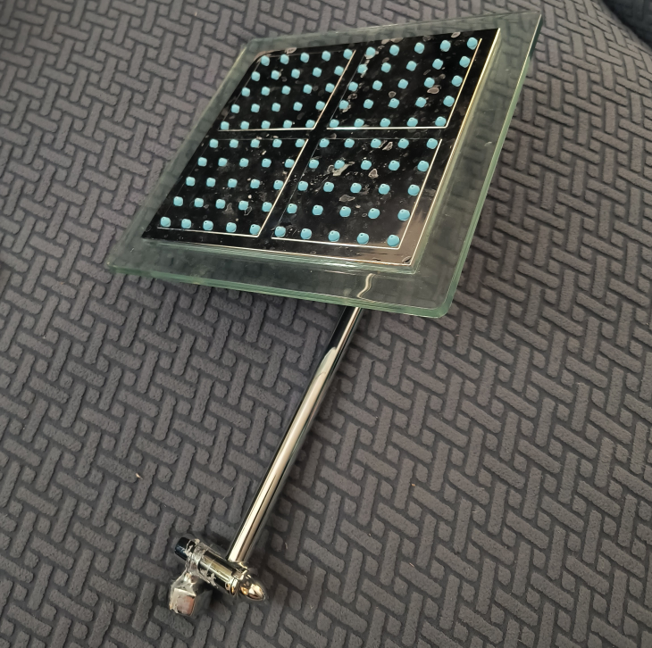 Waterfall articulating shower head