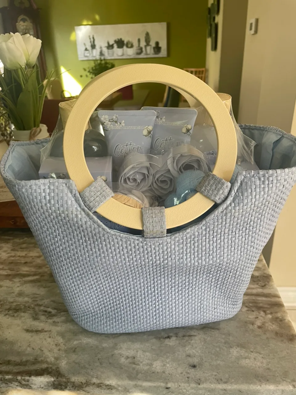 Lowest Sale! Gift Basket Cotton & Co image indicator(3)