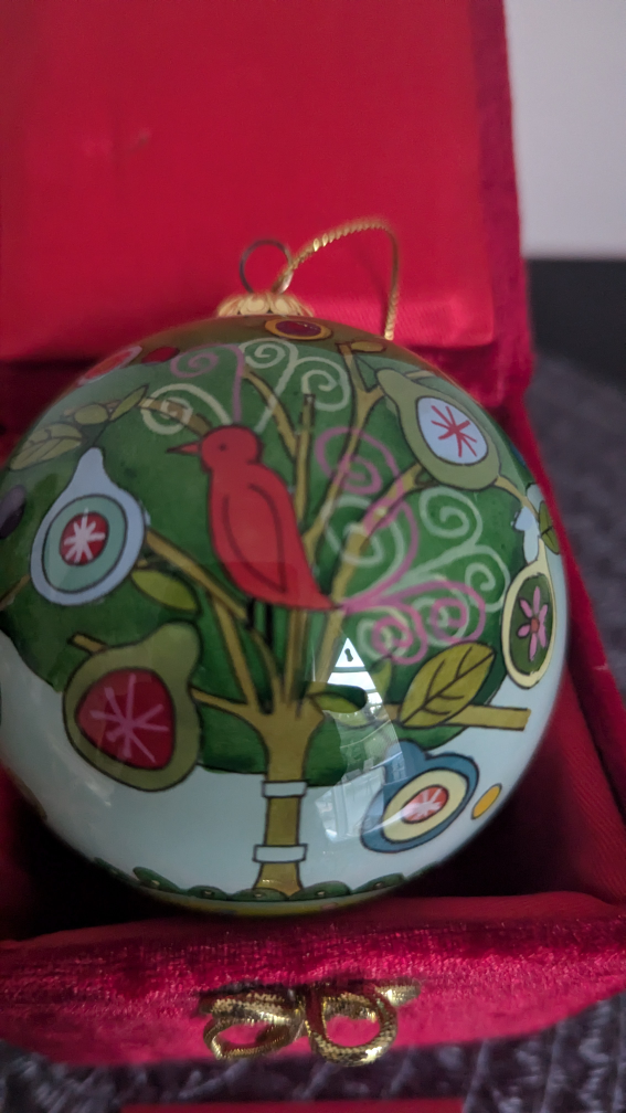 "Li Bien"  Partridge In A Pear Tree Ornament