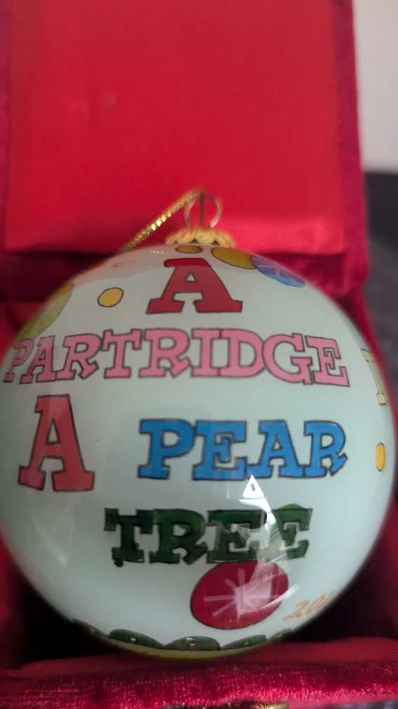 "Li Bien"  Partridge In A Pear Tree Ornament - photo 2