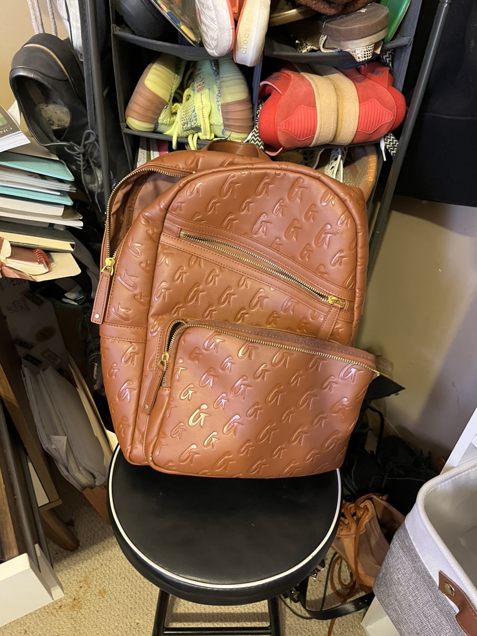 Brown Backpack