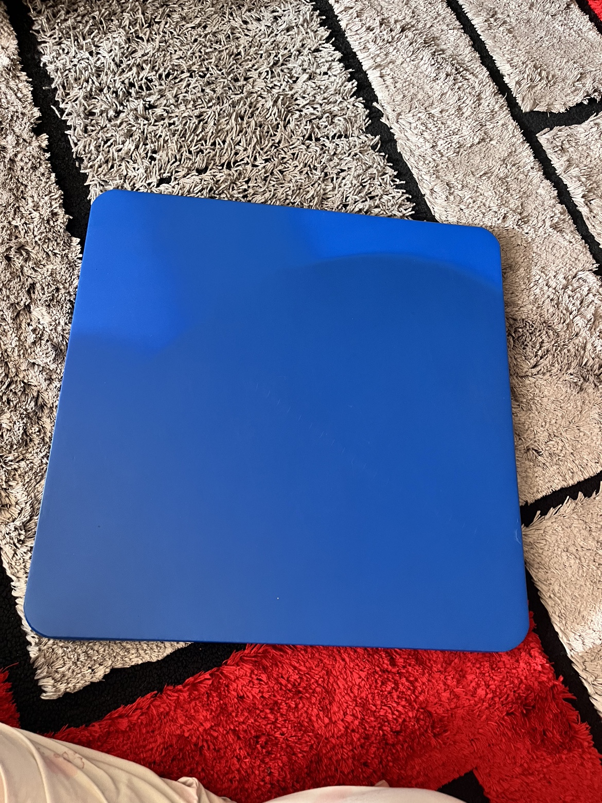 Blue Foldable child Table