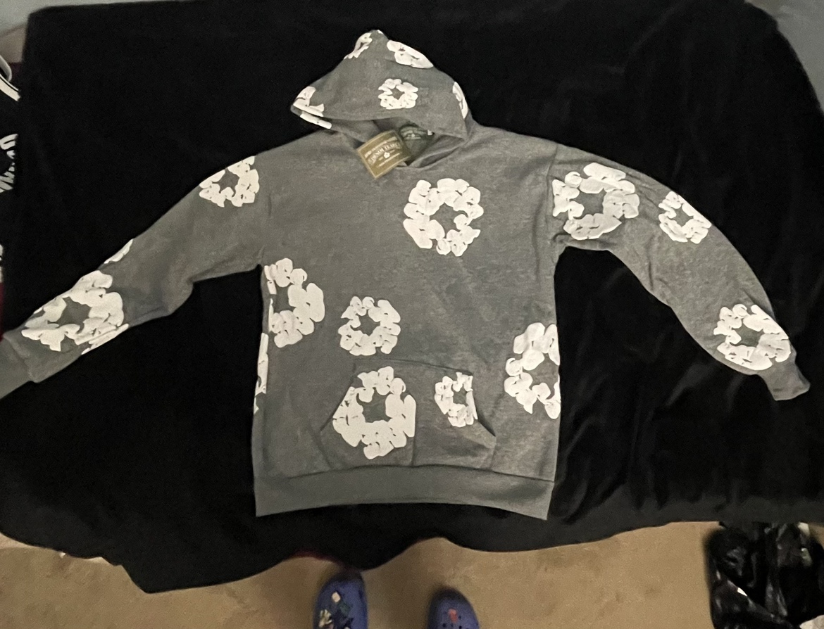 Grey Denim Tears Hoodie