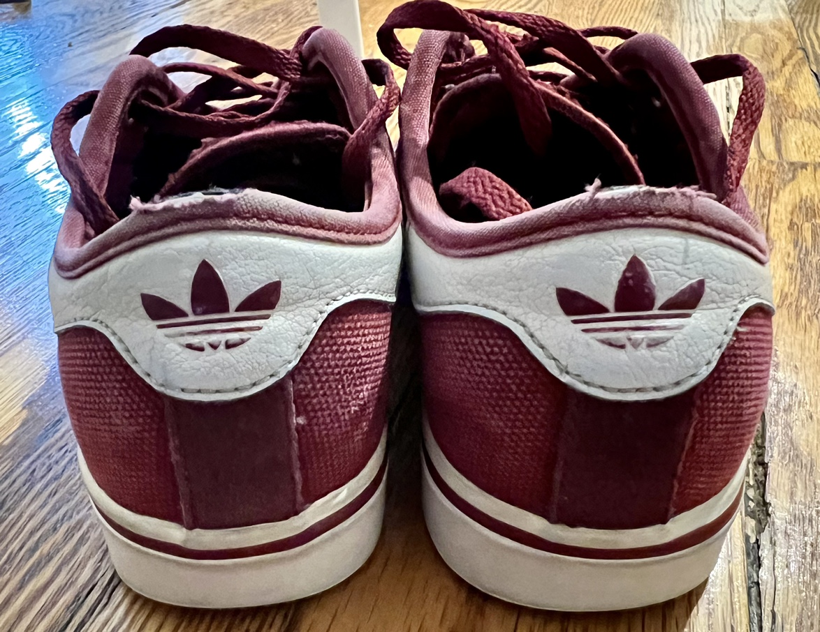 Adidas Burgundy Suede Sneakers - photo 3