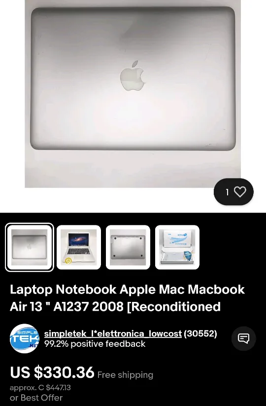 RARE Original 2008 MacBook Air image indicator(9)