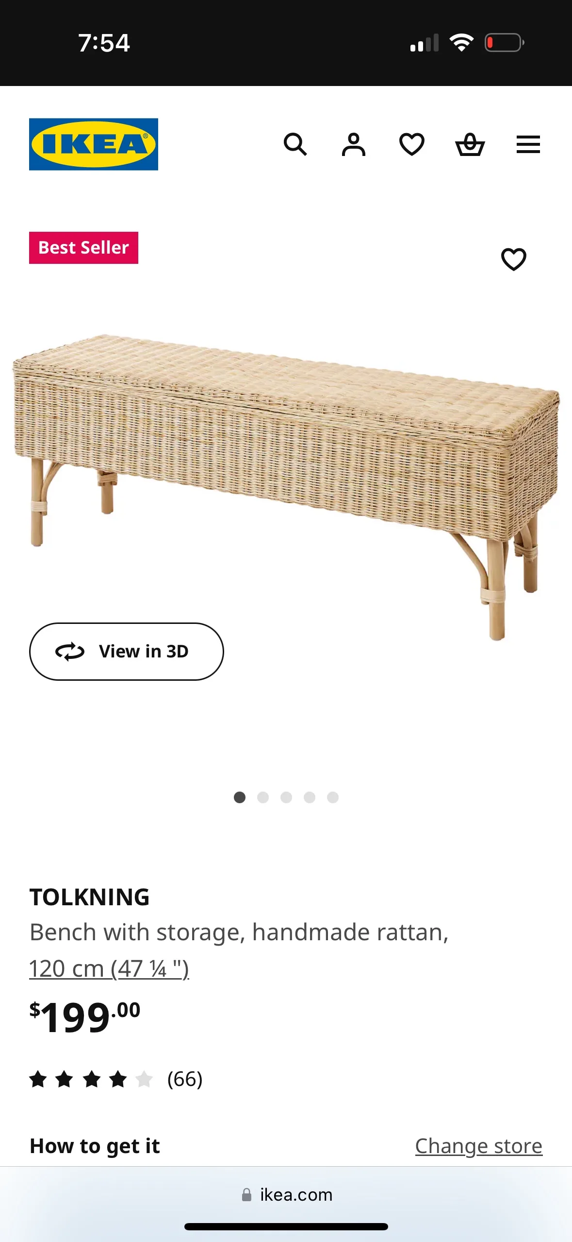 IKEA TOLKNING BENCH image indicator(4)