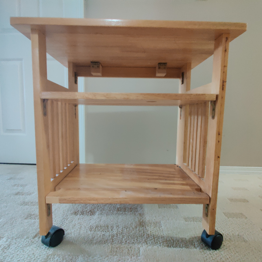 Wooden Rolling Cart - photo 3