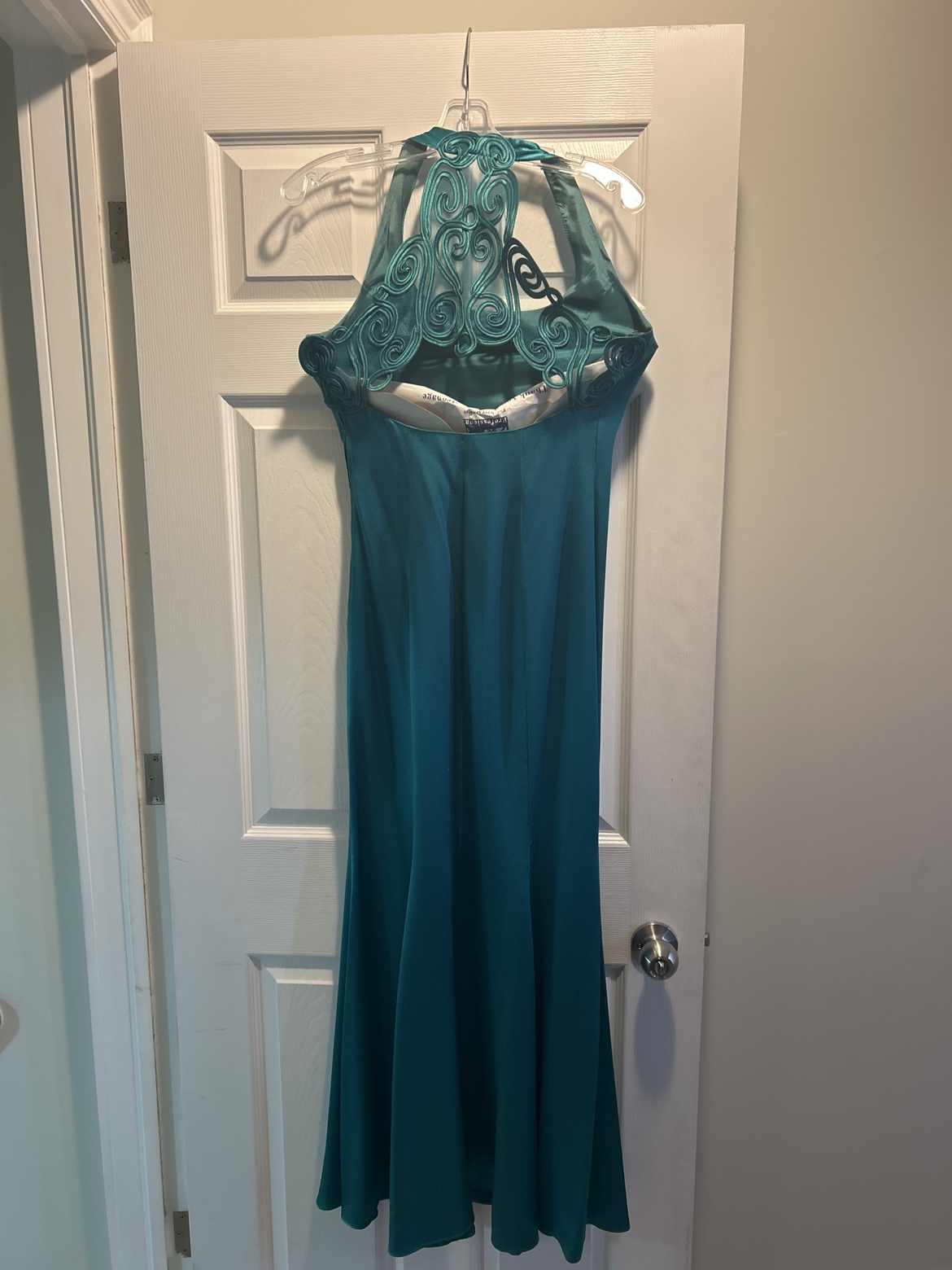 Teal Halter Evening Gown - photo 2