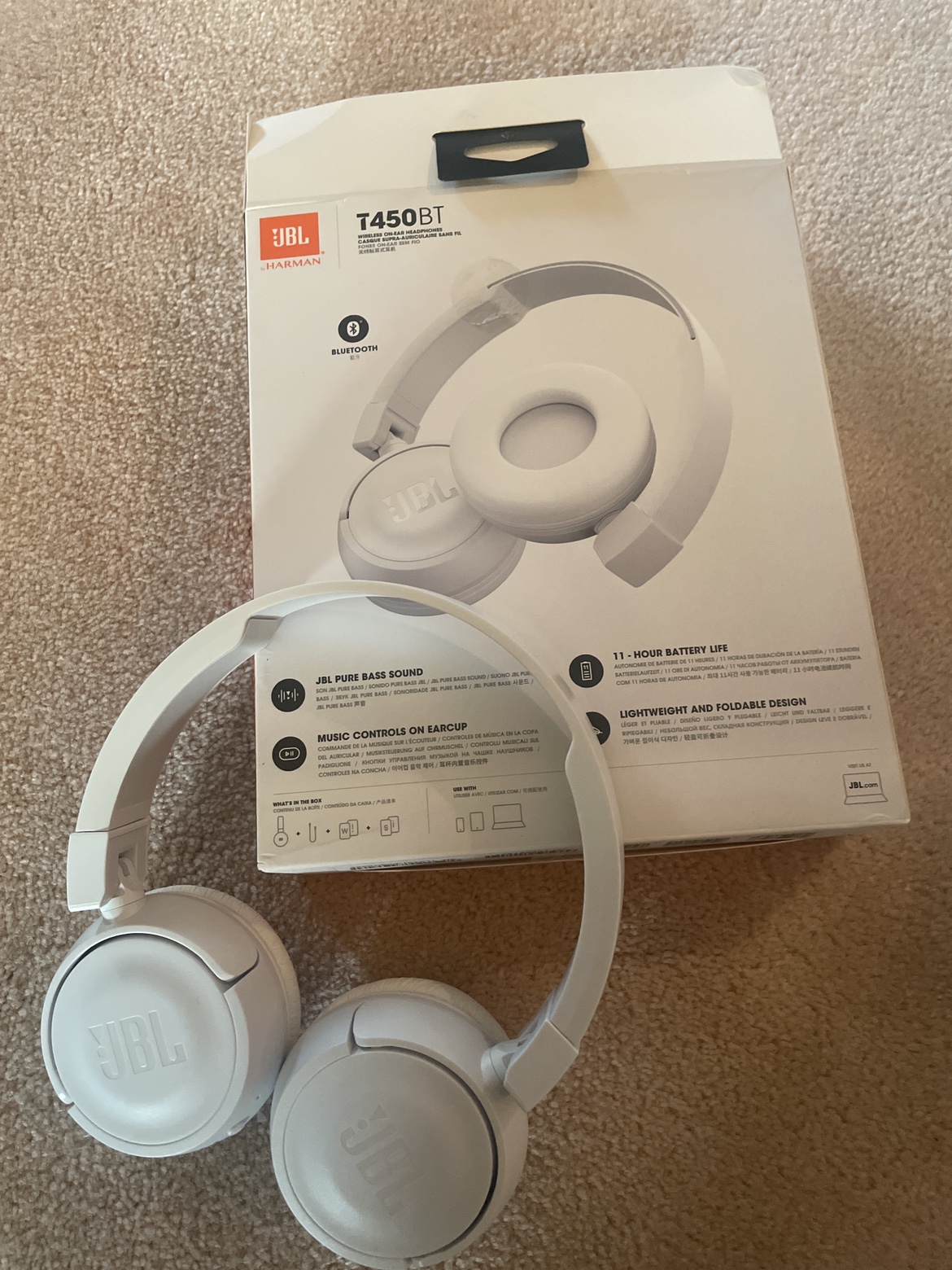 JBL T450BT Wireless Headphones - photo 2