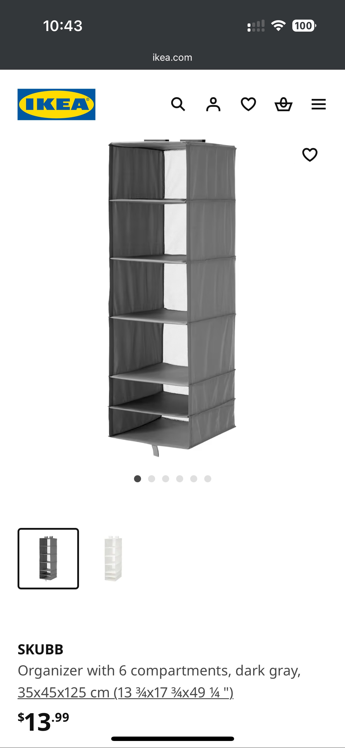 IKEA SKUBB Closet Organizer + no brand organizer