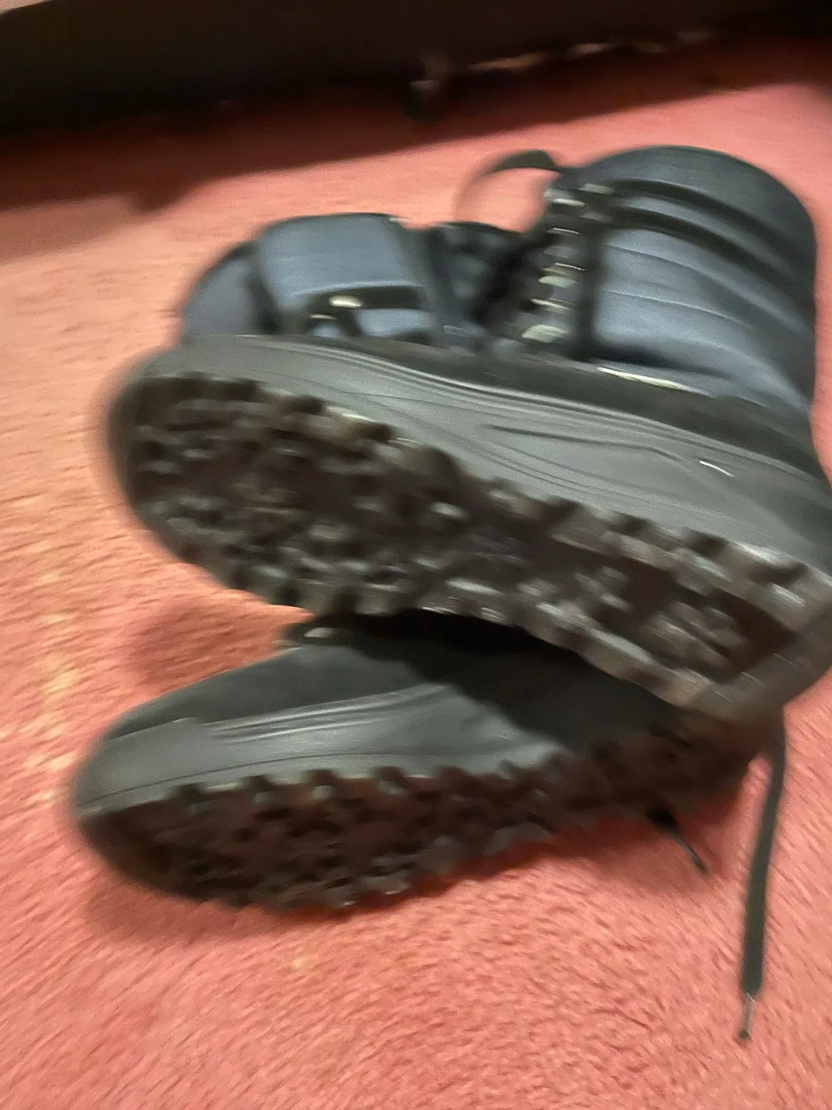 Black Faux Fur lined Winter Boots image indicator(2)