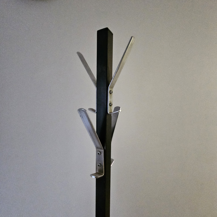 Coat Hanger Black Metal