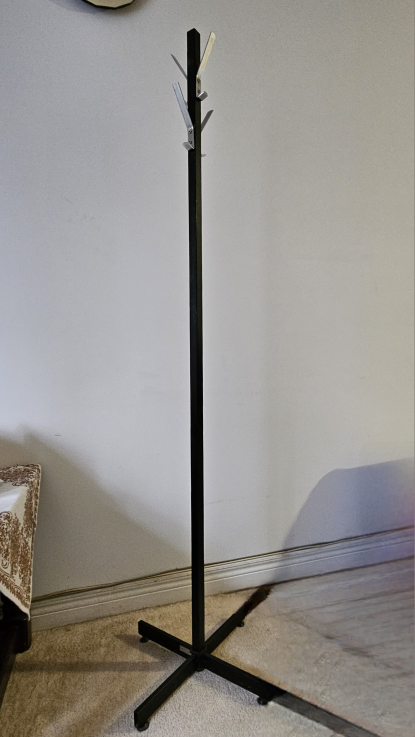 Coat Hanger Black Metal - photo 3