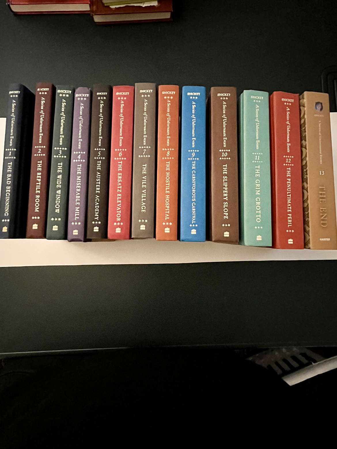 A Series of Unfortunate Events Books 1-13