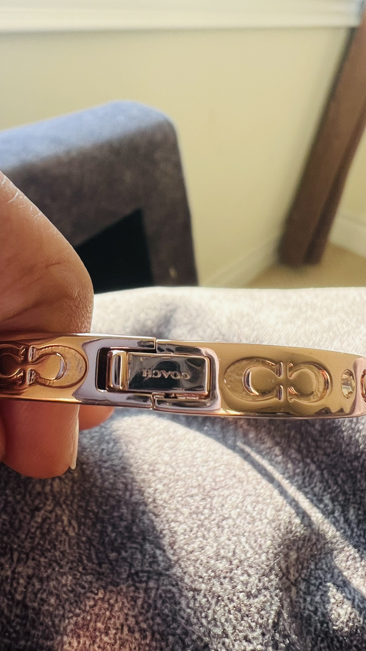 Coach Rose Gold Bangle - photo 3