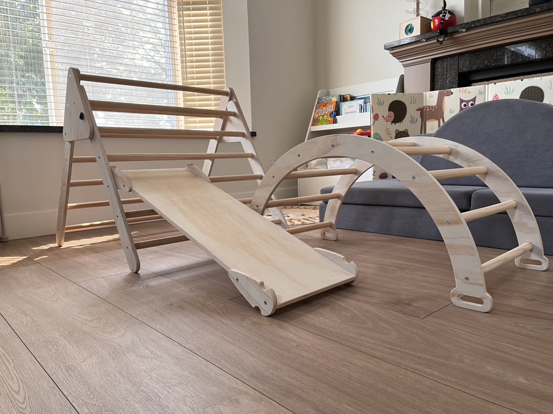 Wooden Toddler Climber Set