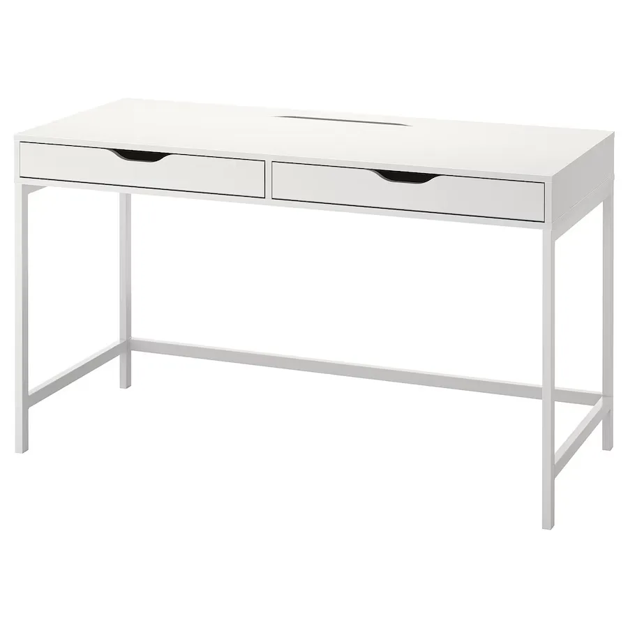 IKEA white desk thumbnail
