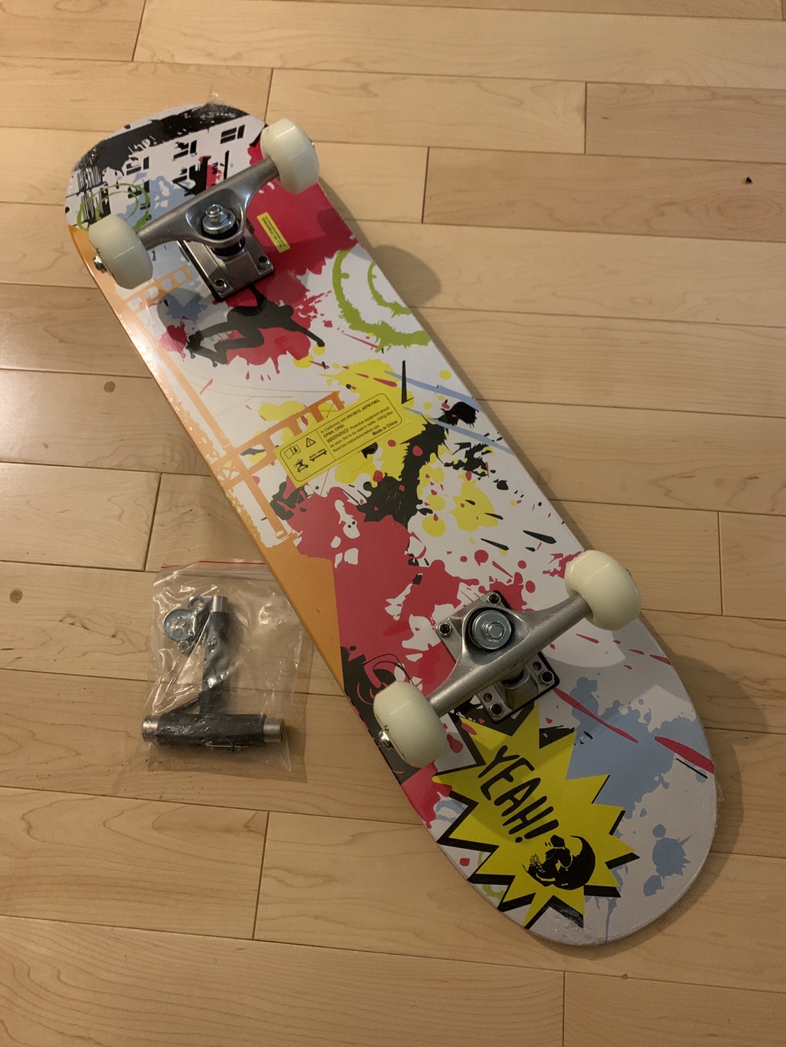 🧡 Beleev 31 x8 Complete Skateboard for Kids Teens Adults 7 Laye - photo 2