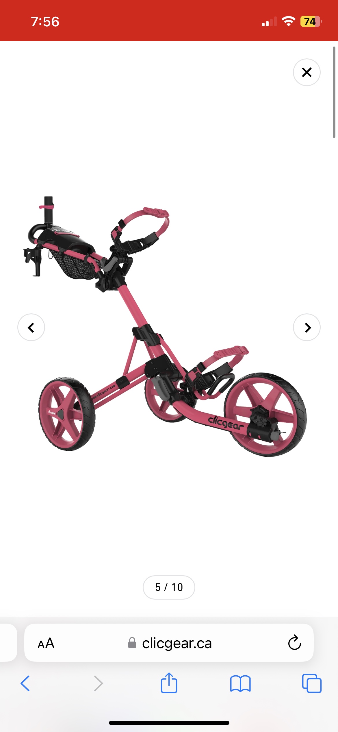 Clicgear Model 4 Push Cart