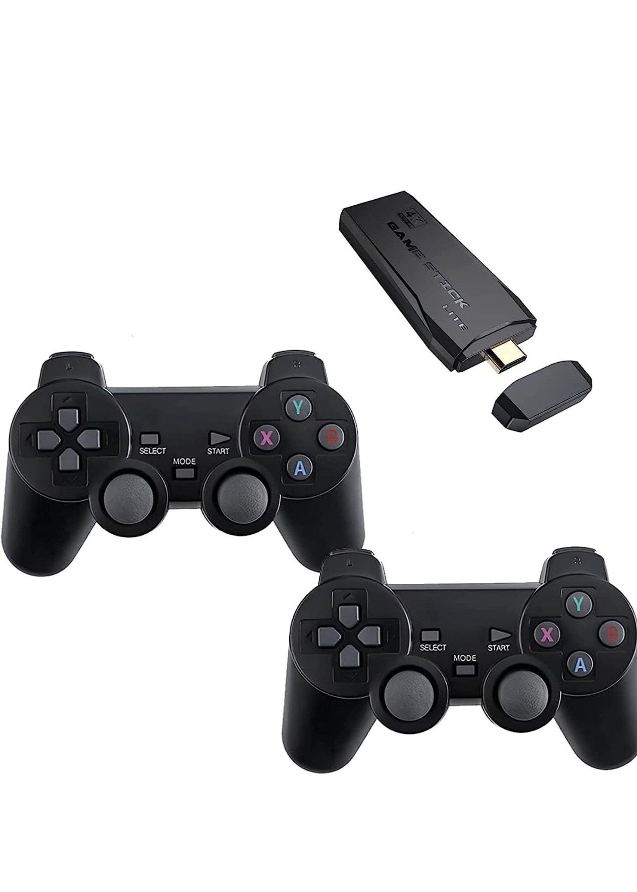Wireless Retro Game Console with 2 Controllers