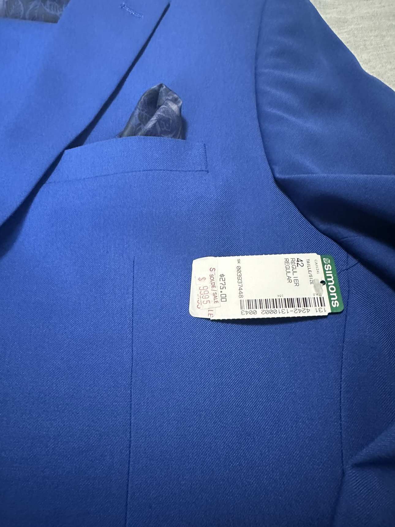 Blue Suit