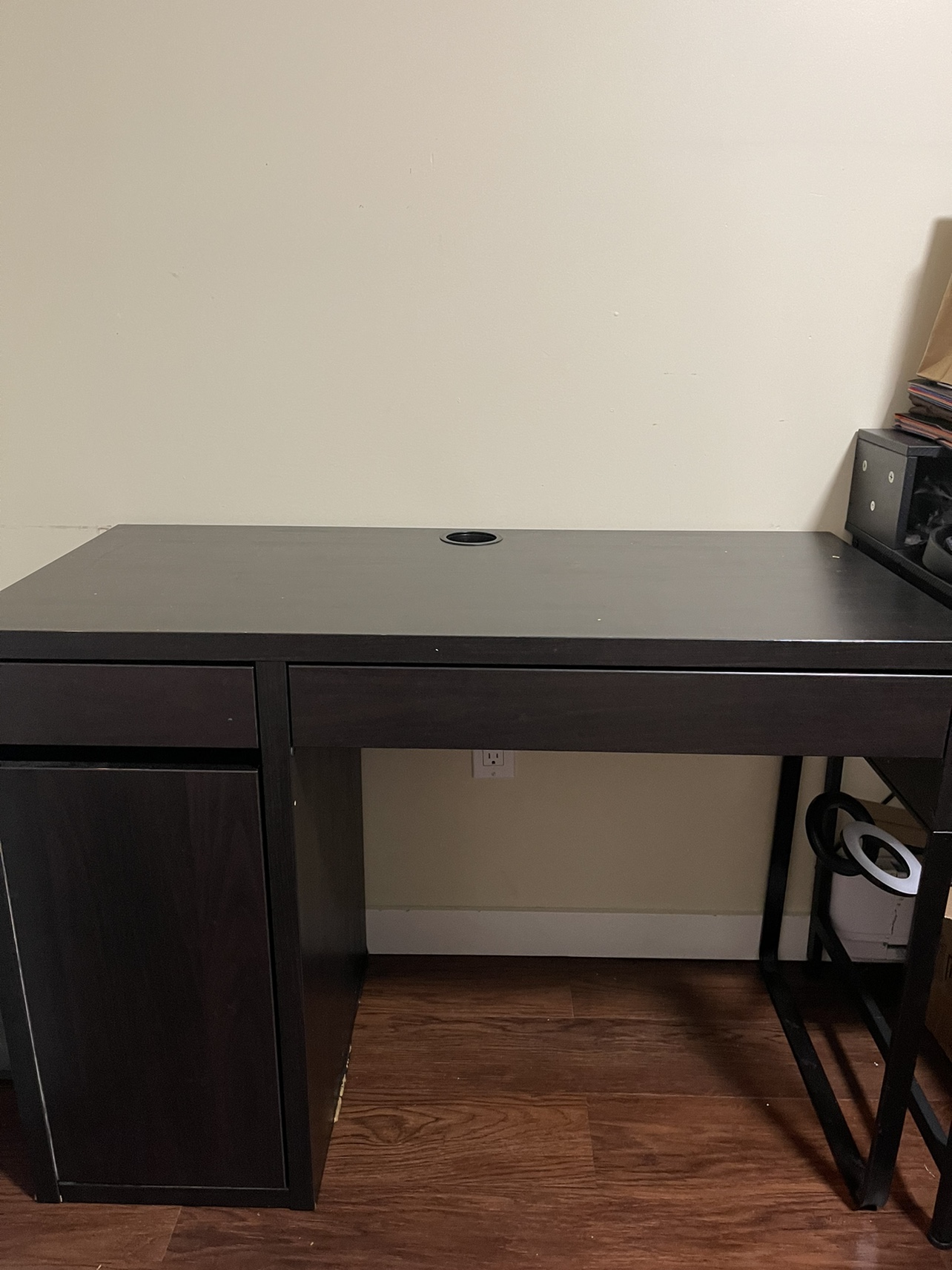 Ikea Micke Desk - Black Brown