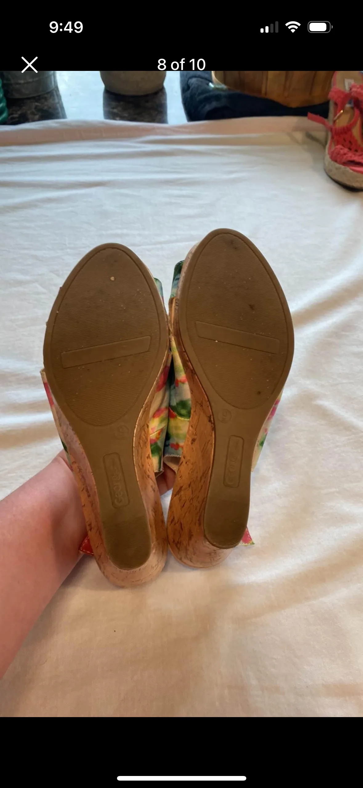 George Open Toed Wedge Sandals 9 image indicator(8)