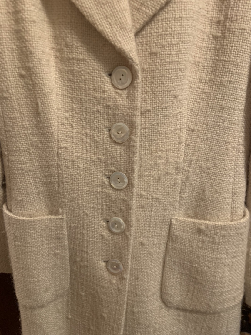 Women's Long cream Coat