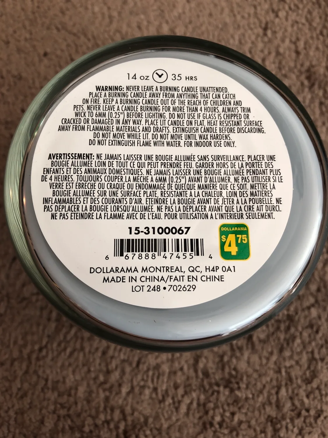 Watson's Candles Wood Sage and Sea Salt 🥕 image indicator(2)