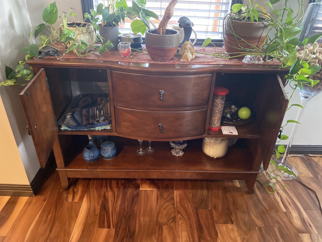 Wood Buffet Hutch - photo 2