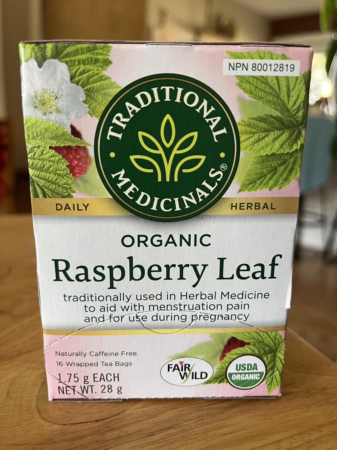 Organic Raspberry Leaf Tea