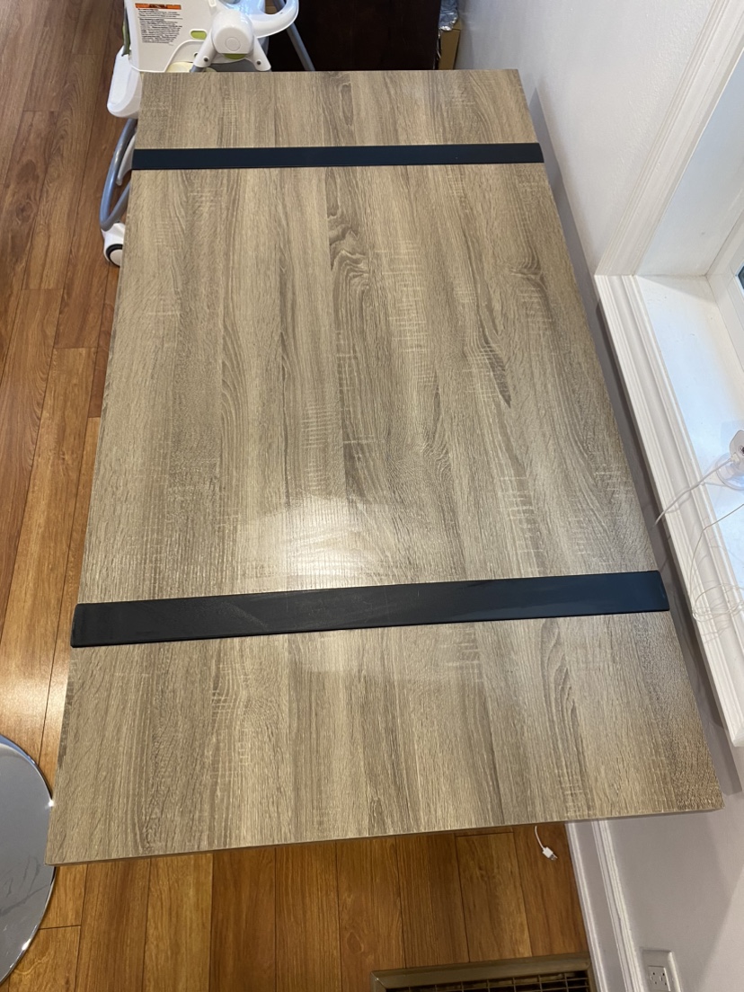 Dining Table with Black Metal Legs - photo 2