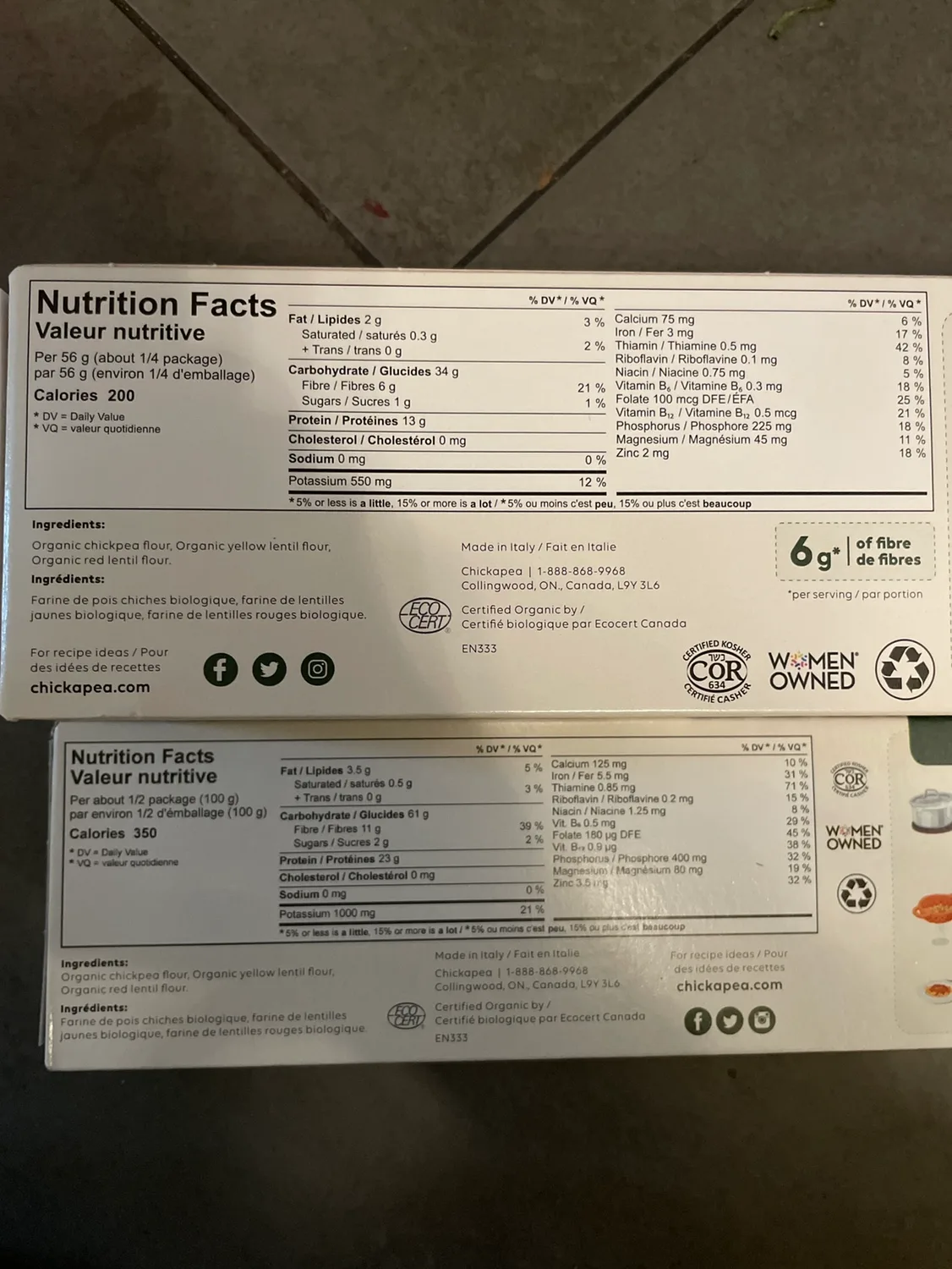 FREE GF VEGAN LINGUINE & RDY BAKE LASAGNA image indicator(2)