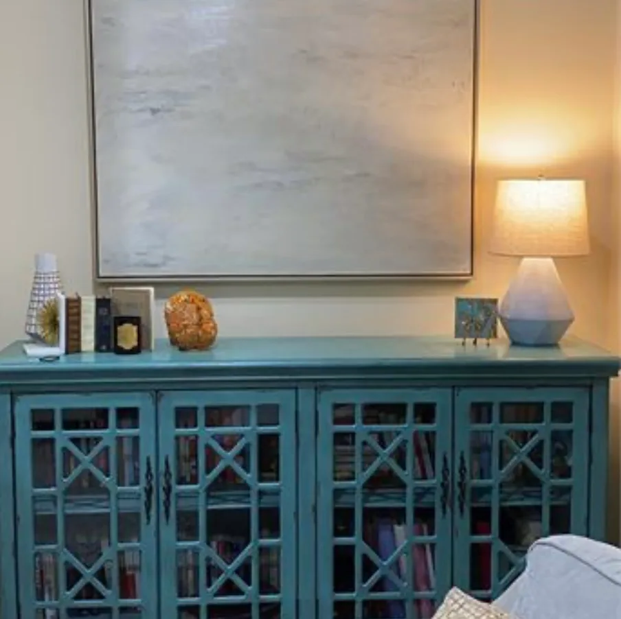 NEW - Polished Concrete Geometric Table Lamp image indicator(5)