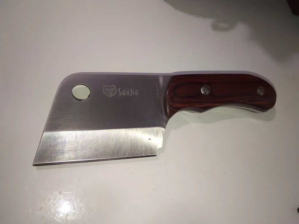Cleaver knife with nylon sheath new thumbnail