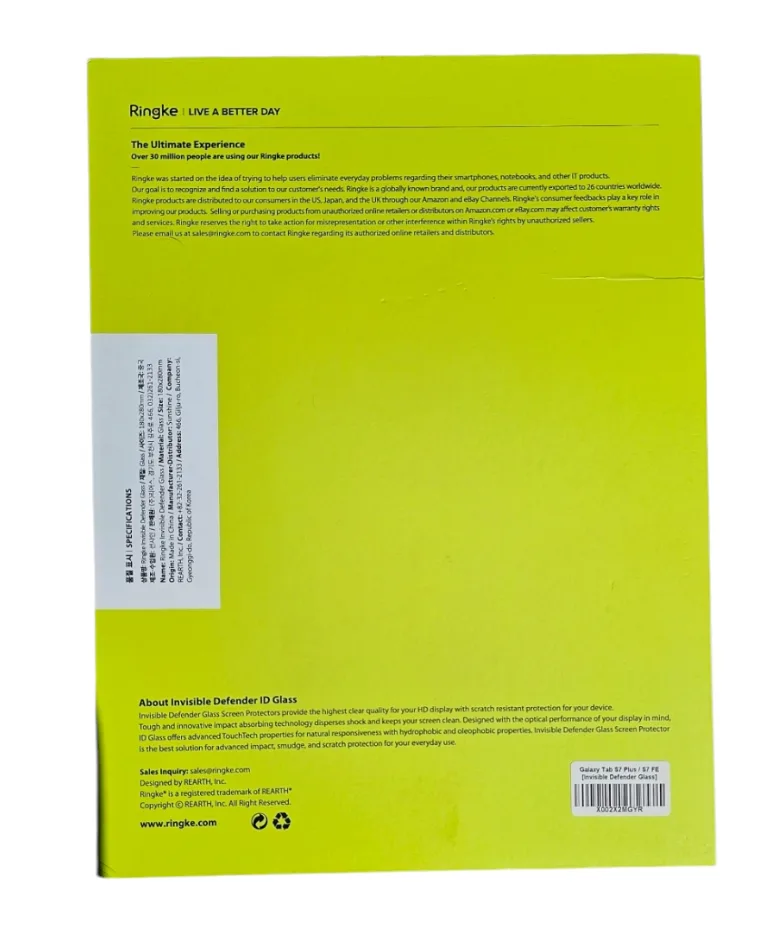 Tempered Glass Screen Protector Galaxy Tab S7 +, S7 FE image indicator(2)