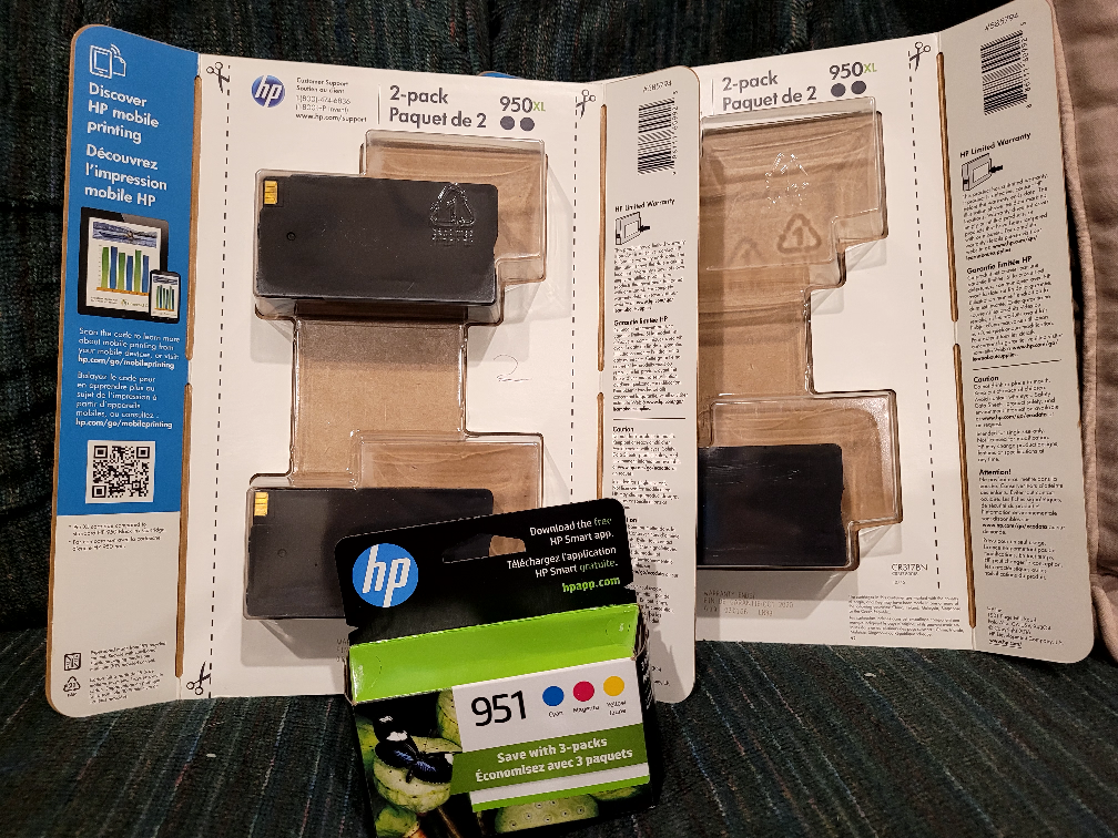 HP 950XL Ink Cartridges (2 Pack)