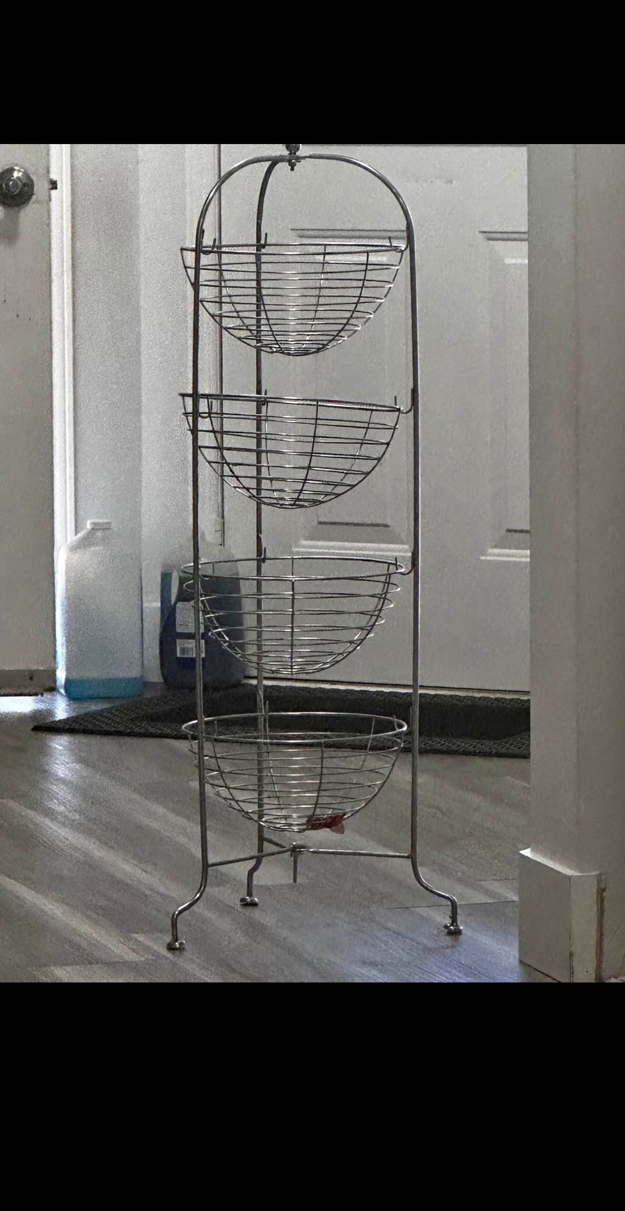 Wire Fruit Basket Stand