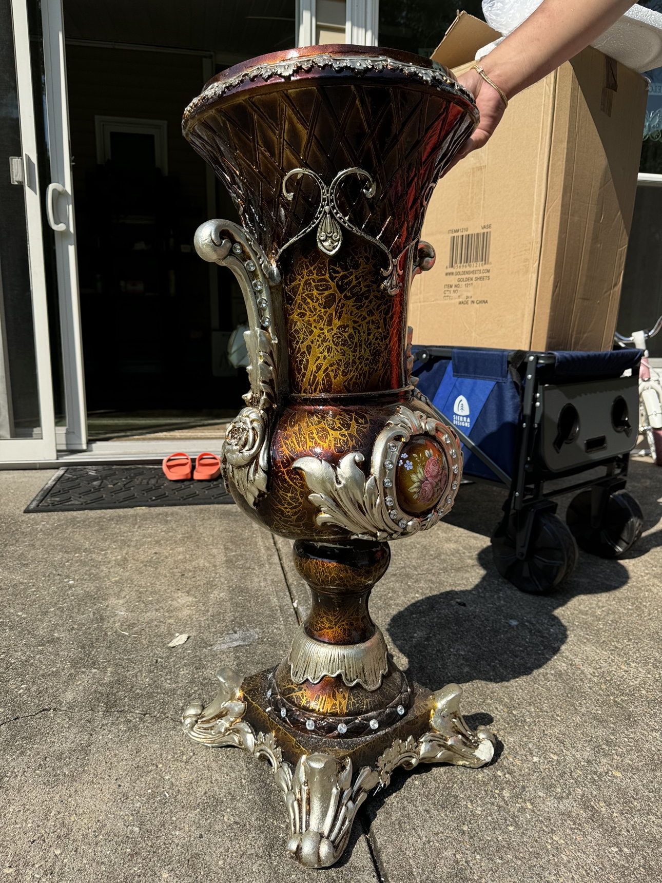 🥕2pcs Ornate Decorative Vase🧡 - photo 2