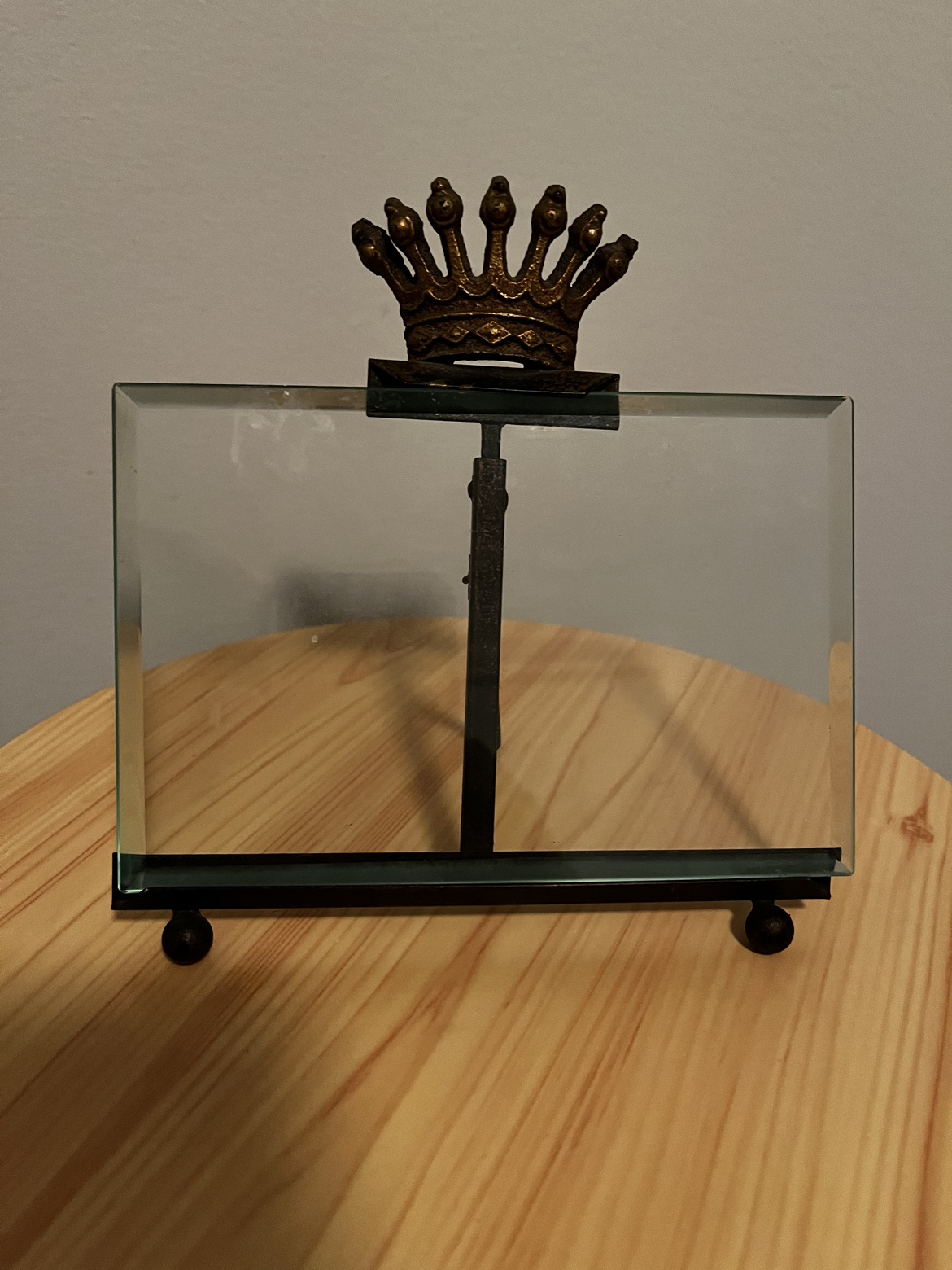 Crown Glass Picture Frame